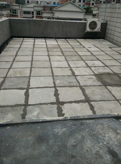 樓頂防水補漏施工現場